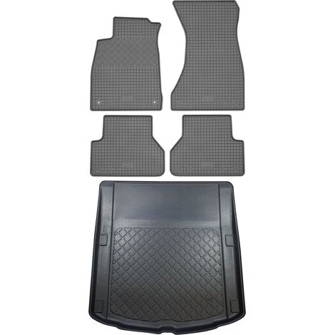 Audi A5 F5 Sportback (5 puertas) desde 10/2016 SET - Alfombrillas de goma para coche + alfombrilla para maletero (1/5)