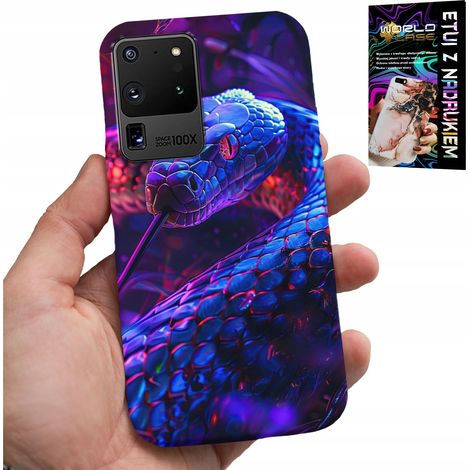Coque pour Samsung Galaxy S20 Ultra - Motif serpent, cobra, serpent à sonnettes et reptiles + film protecteur (1/5)