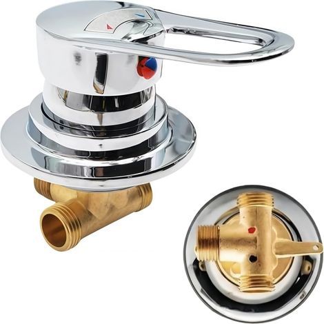 Shower Mixer Tap Brass Body Suitable for Shower Cabins (1/5)