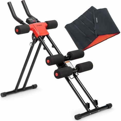 Máquina de abdominales plegable con guía de ejercicios y cinturón sauna InnovaGoods APARATO ABDO - TABLA ABDO (1/5)