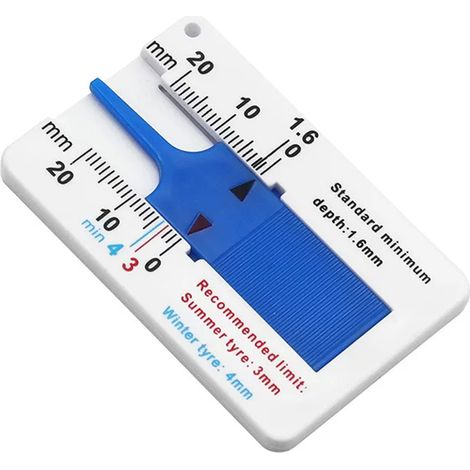 Outil de mesure de la profondeur de sculpture des pneus de voiture (0-20 mm) (1/5)