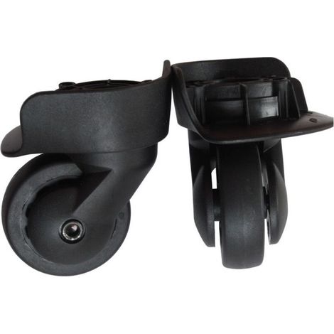 Roues pour valise – 1 paire de roulettes pivotantes de rechange pour Universal S
