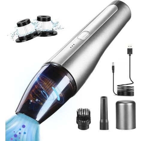 Cordless Handheld Vacuum Cleaner, 8000PA Car Vacuum Cleaner, 120W Power, USB Rechargeable, 4000mAh (1/5)
