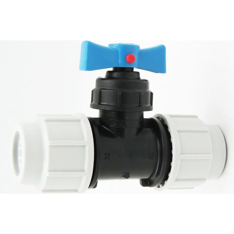 Robinet Vanne à soupape Ø 32 mm, raccordement rapide - jardiboutique (1/2)