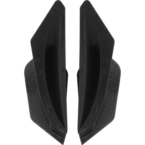 Motorrad-Aerodynamik-Winglets Spoilerflügel Universelles Modifikationszubehör Schwarz (1/5)