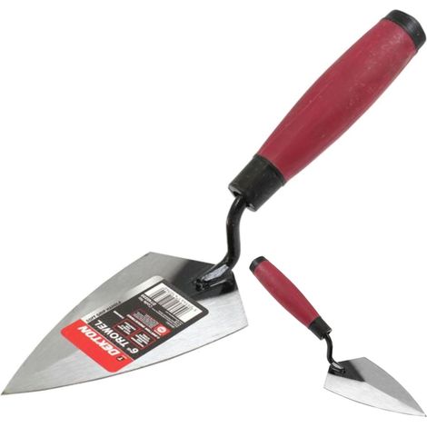 Dekton Soft Grip Pointing Trowel Brick Laying Builder Plastering Cement 6" (1/5)
