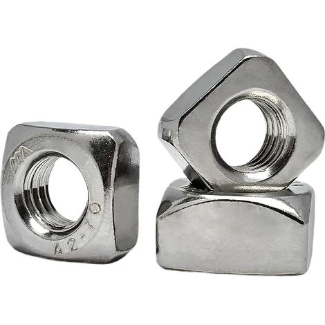Écrous carrés en acier inoxydable 304 M3 M4 M5 M6 M8 M10 M12 Écrou (1/5)