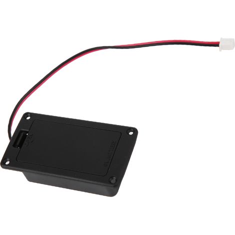 Étui de batterie pour guitare basse active, boîtier de protection avec support de micro, pièce de rechange pour instrument, couvercle de compartiment piles, accessoire de remplacement guitare électriq (1/5)
