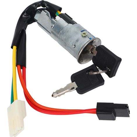 Barillet de contacteur d'allumage avec 2 clés 4 broches 7701038365, remplacement pour Vauxhall Vivaro Movano (1/5)