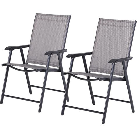 Gartenmöbel easycomfort 2 klappstühle wasserdicht