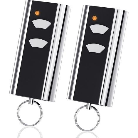2 mandos a distancia para garaje compatibles con Normstahl Entrematic RCU 433-2, RCU 433-4, EA433 2KM, y con mando a distancia para puerta de garaje Crawford Normstahl 433.92 de código variable. (1/5)