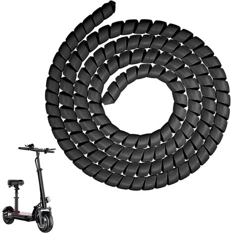 Gaine Spirale pour Câble Électrique, 200 cm, Protection Flexible de Câble, Protecteur de Câble pour Trottinette Électrique Xiaomi M365 / Pro, Organisateur de Câble Durable (1/5)