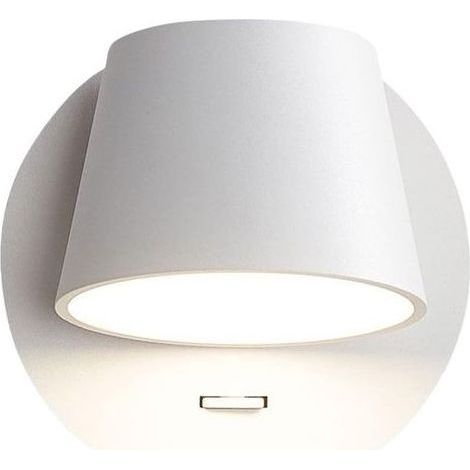 5W Applique Murale LED Rotation Libre 350°, Lampe Liseuse Murale Blanche Chaude, Lampes de Lecture Murales, Applique Murale avec Interrupteur, Applique Art Deco pour Chambre Chevet (Blanc) (1/5)
