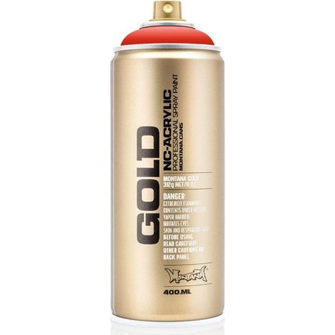 Bombe de peinture - Gold - Acrylique - Shock orange dark - S2020 - 400ml - Montana Cans