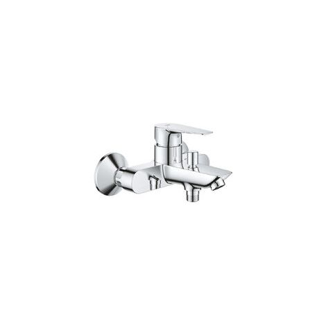 Grohe – Mitigeur monocommande bain/douche 23914001 – Finition chrome – Montage mural – Cartouche céramique 35 mm – Inverseur automatique