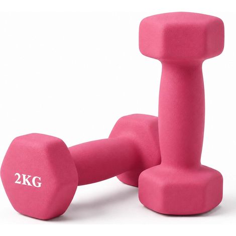 Cast Iron Dumbbells Pair with Ergonomic Grip (1/5)
