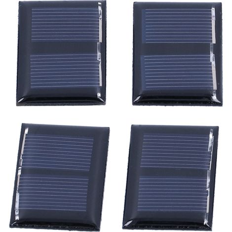 4er-Pack Mini-Solarpaneele 0,15 W 1 V DIY-Lademodul für wissenschaftliche Projekte 45 x 25 mm (1/5)