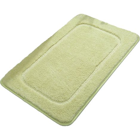 Tapis de bain antidérapant, tapis de bain ultra-doux et confortable, tapis de bain en microfibre épaisse à haute absorption d'eau, adapté aux salles de douche. (1/5)