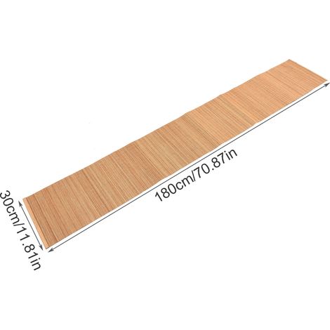 Mantel modular, aislante y absorbente, fabricado en bambú natural, respetuoso con el medio ambiente, disponible en varios tamaños (burlywood).