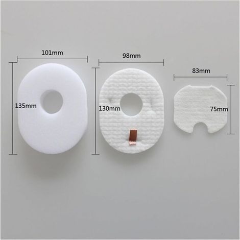 Filtro in schiuma e feltro per robot aspirapolvere Shark HV292, HV300, HV301, HV302, HV303, HV305, HV308, HV310, UV450. Ricambio per il filtro posteriore. (1/3)