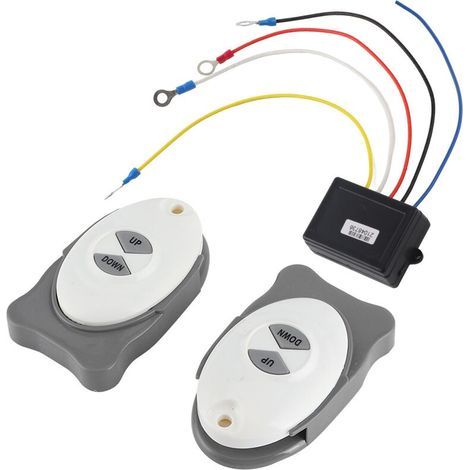 Ancre télécommande guindeau interrupteur sans fil contrleur de garniture accessoire de voile de bateau marin 2 émetteur (1/5)