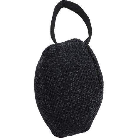 Jouet de football interactif pour chien, balle de tir à la corde pour berger allemand, berger belge et malinois, noir (1/5)