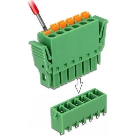Accesorios de conexión Delock 65972 6 puntos 3,81 mm