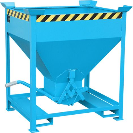 Bauer Südlohn conteneur silo SG 375, laqué, bleu clair