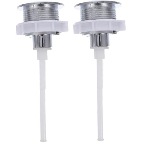 2pièces Bouton Poussoir Pour Toilettes Lot (1/5)