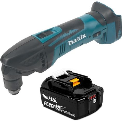 Makita DTM50Z 18v LXT Lithium Cordless Multi Tool Multitool + BL1850 5ah Battery (1/5)