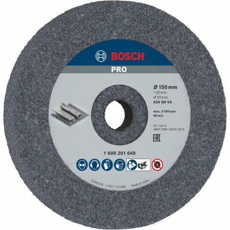 [NEUWERTIG] B-Ware Bosch Schleifscheibe Schruppscheibe Doppelschleifmaschine Körnung 24 150 Mm