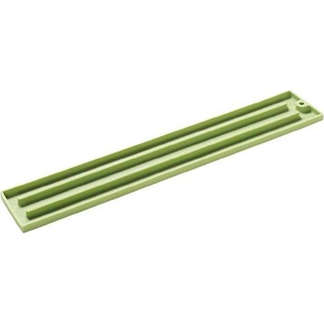 Generic Support de Couvercle de Pot Tapis de Rangement En Silicone Organisateur pour Casseroles et Tapis de Séchage Résistant à La Chaleur et Antidérapant App, Vert (1/4)