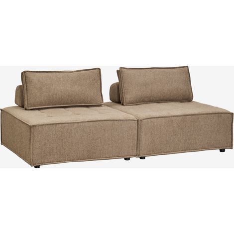 SKLUM 2-teiliges modulares Sofa aus Vermont-Stoff                                   