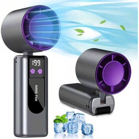 Ventilateur de refroidissement portable, mini-ventilateur turbo à semi-conducteur, longue autonomie. (1/5)