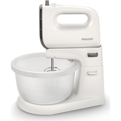 Batteur - PHILIPS - HR3745/00 - 450 W - 3 L - Blanc (1/10)