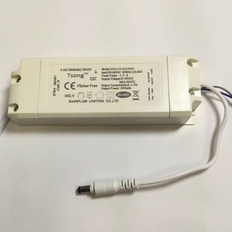 Transformateur Dimmable 0-10V & 27-40V 40W IP44 DC No Flicker - SILUMEN