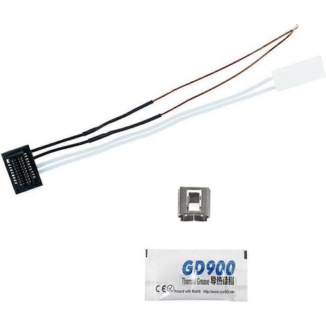 Kit de mise à niveau pour thermistance chauffante en céramique 24 V 48 W avec capteur haute température 300 et clip de fixation. (1/5)