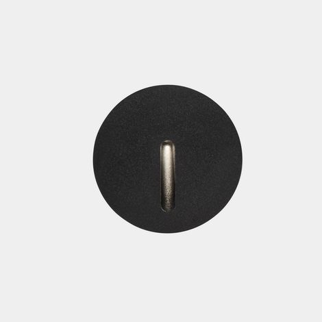 LEDS C4 Bat Round Lineal Outdoor LED Encastré Applique Ronde Urbaine Gris IP65 2.2W 3000K (1/3)