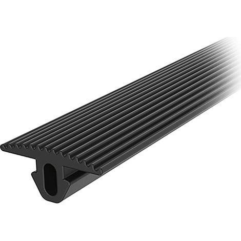 Fath Abdeckprofil Item System zum Abdecken der Aluprofile mit Nut 8, Kunststoff NBR schwarz - 1 Meter