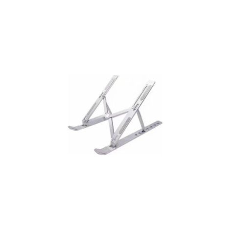 Soporte para portátil, rejillas de ventilación de aluminio ajustables, refrigerador ergonómico ligero - Crezuo (1/4)