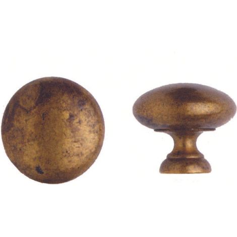 Pomoli per mobili mod.24228 in ottone anticato - ø mm.24