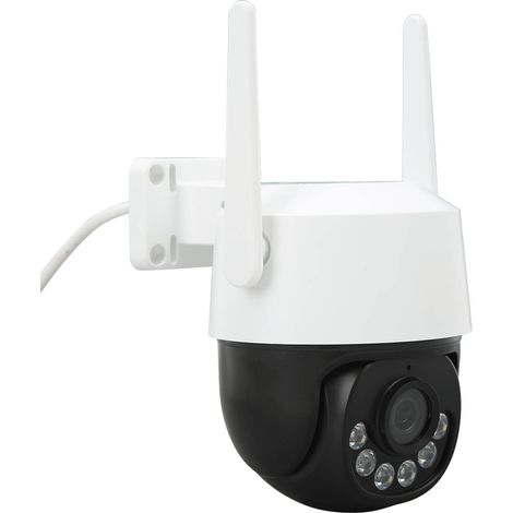 Caméra de Surveillance Extérieure WiFi HD avec Vision Nocturne, Alimentation 110‑240V, Prise UE, Sans Fil (1/5)