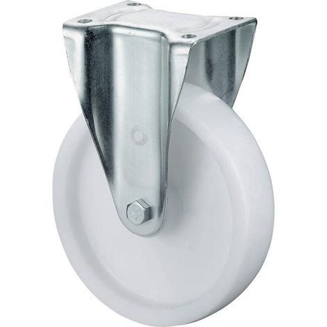 Schwerlast-Bockrolle D.125mm Trgf.300kg Ku.Platte L105xB85mm BS ROLLEN (1/3)