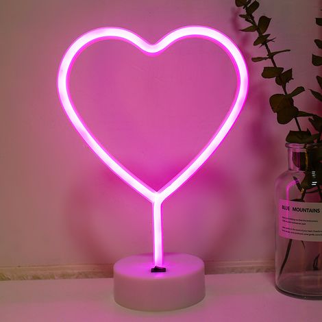 Lampe Néon LED Décoration Murale Arc-en-Ciel Suspendue pour Chambre, Lumière Nocturne Maison Fête Vacances, Cadeau de Noël (1/5)