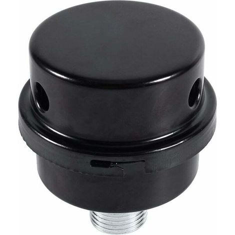 Silenziatore per compressore d'aria, filtro silenziatore con connessione filettata da 1/2 pollice, silenziatore di aspirazione per la riduzione del rumore per compressori d'aria senza olio