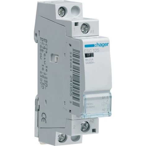 Hager ESC125 contactor modular 25A 230V (1/2)