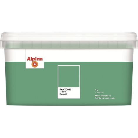 Alpina Wandfarbe Pantone matt emerald 1 L Innen