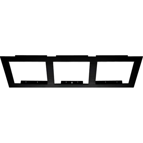 Empotrable techo ATOLON Triple Negro