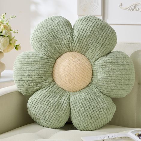 Oreiller en Forme de Fleur, Coussin décoratif en Peluche, Coussin de Sol, Coussin décoratif pour la Maison (1/5)