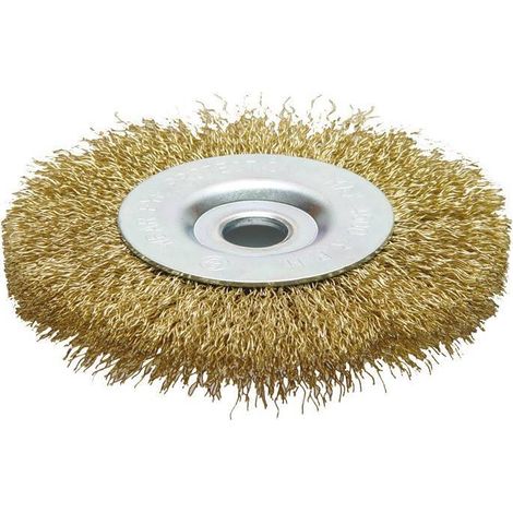 Cepillo circular Acero latonado ondulado Ratio - talla (1/2)